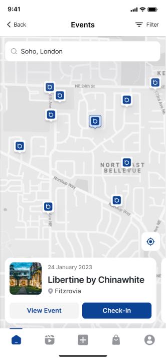 BLOC events map view