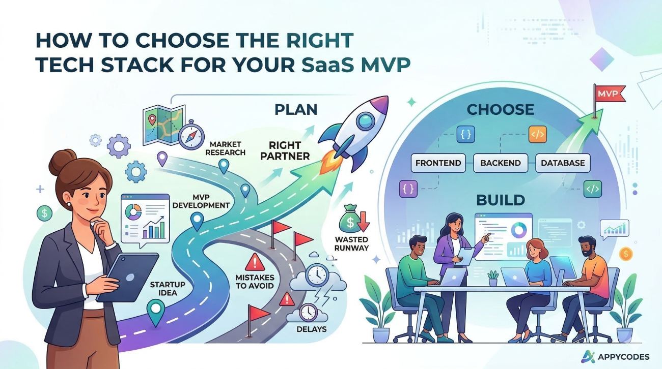 How to Choose the Right Tech Stack for Your SaaS MVP (Without Wasting Your Entire Runway)
