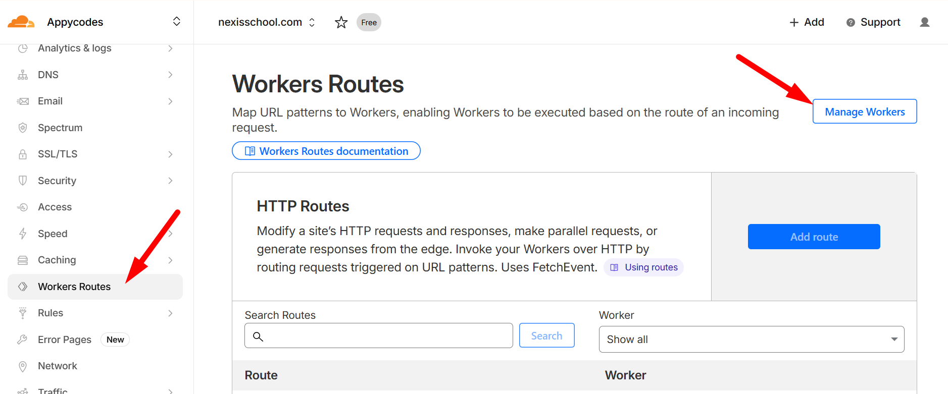 Cloudflare Workers setup