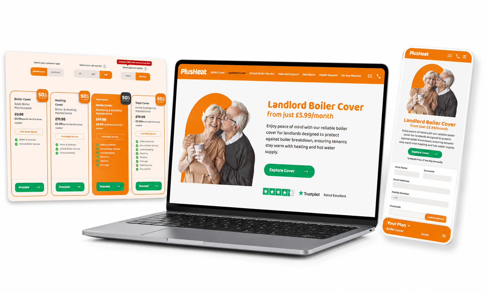 PlusHeat product interface